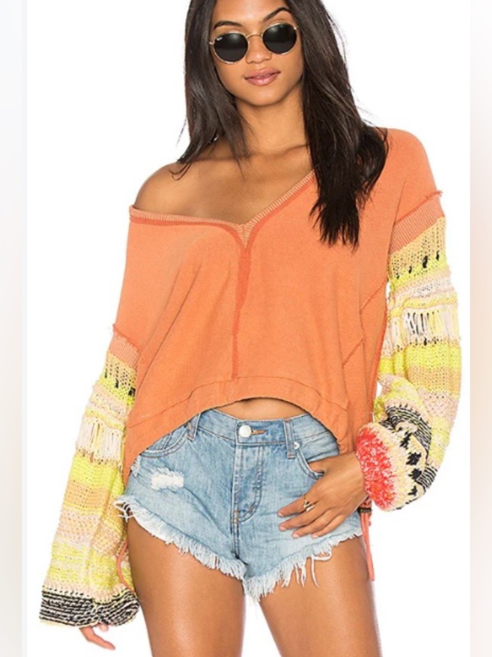 Free People Reminiscent Sweater Size S